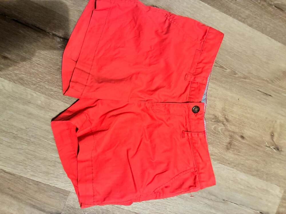 Red Camel Chino Shorts Size 9 Red Casual Pocket